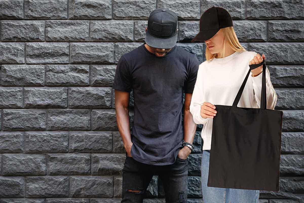 Bedruckte Kleidung und Accessoires